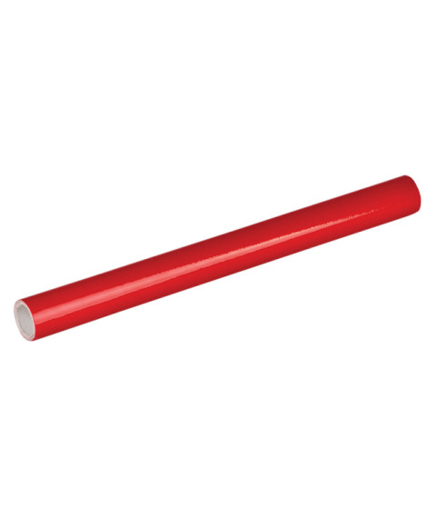 Copertă ZIBI pentru cărți, rulou (33cm*1,5m), roșie